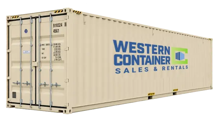 40-foot high cube shipping container