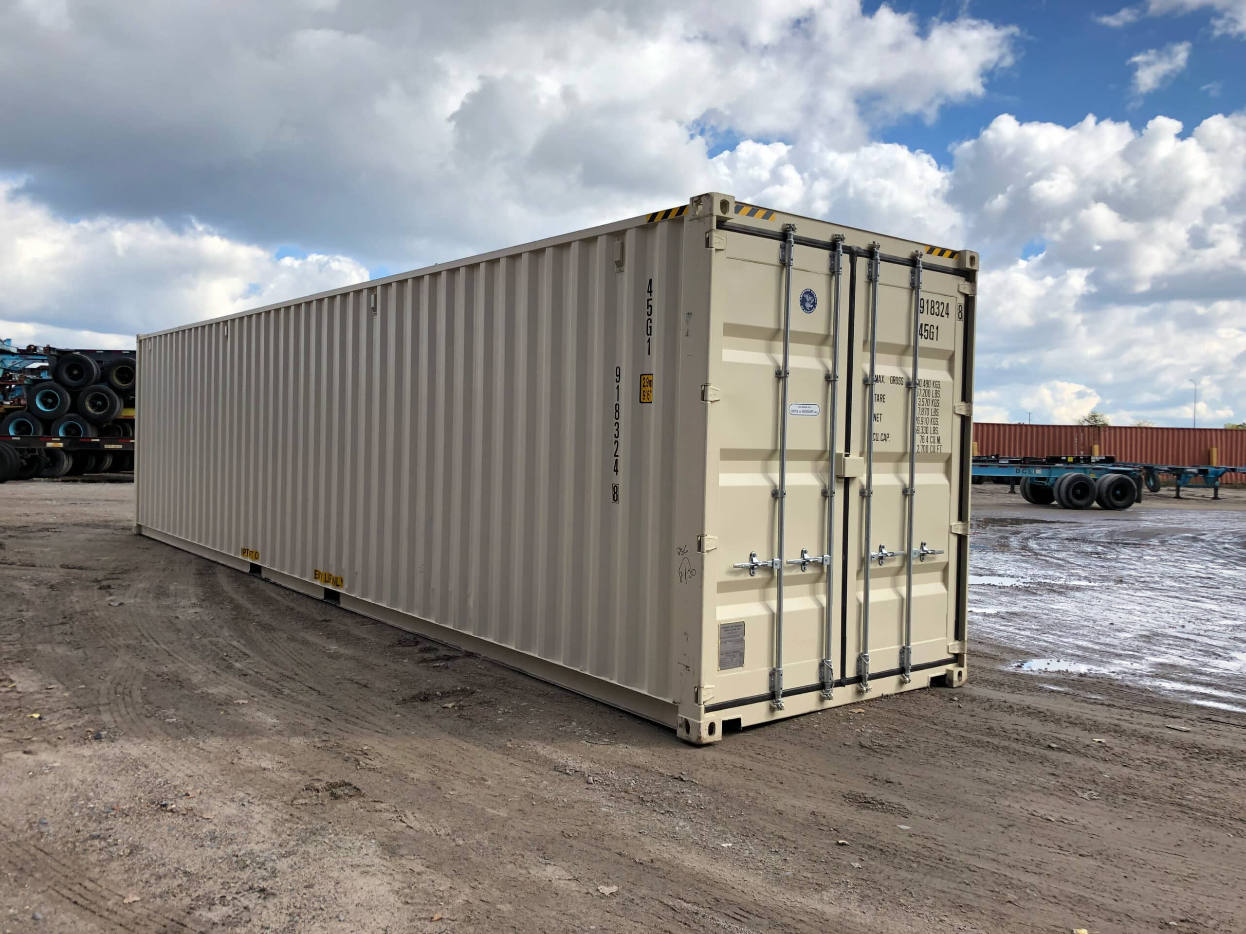 One Trip 40ft high cube shipping container for sale, buy one trip shipping containers, new shipping container, One trip shipping container, conex container for sale